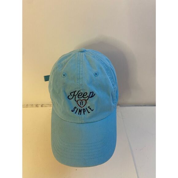 Life is good baseball cap hat "keep it simple" Blue - Picture 1 of 5
